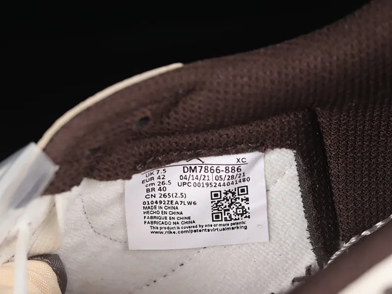 All Categories Air Jordan Jordan Series Basketball Shoes Air Jordan 1 Low Travis Scott x Air Jordan 1 Low OG AJ1 Joe 1 Reversed Overhook Joint Style Casual Sports Basketball Shoes DM7866-886